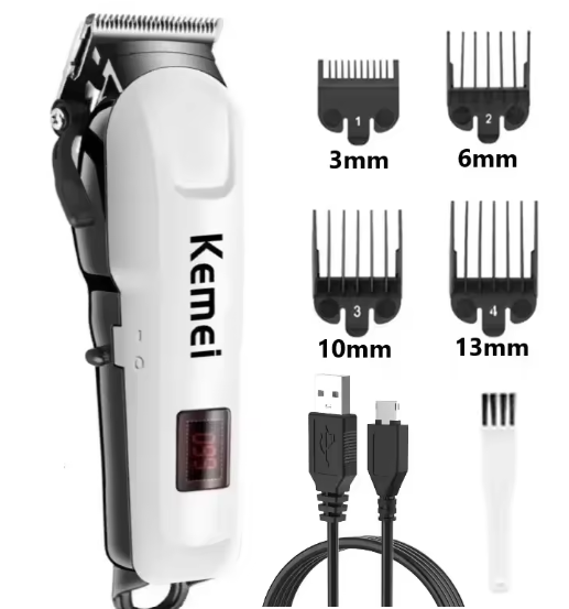 Cortadora de pelo Kemei inalámbrica , cortadora profesional, cortadora de pelo recargable 809A